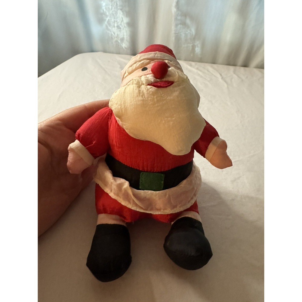 Vintage Santa Claus Kellogg's Corn Flakes Plush Nylon Doll Christmas Sasco 1996